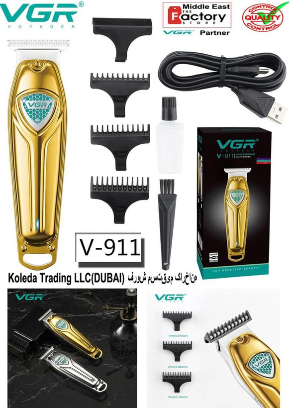 خط زن ریش تراش دارای باتری لتیوم و تیغه کامل استیل ضد زنگ و دارای ۳شانه اصلاح ریش و مو