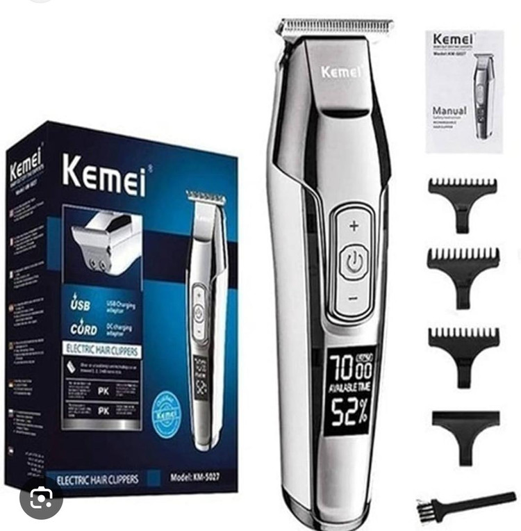 خط زن صفرزن صورت همراه با ۳تا شانه اصلاح مو مارک کیمی kEmEi_kM5027B